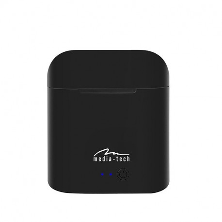 Słuchawki bezprzewodowe z powerbank MT3589K black MEDIA-TECH