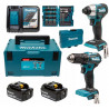 Kit DLX2220JX2 18V 3Ah DDF483+DTD155+MP Makita