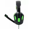 Wired headphones with microphone SNAKE EGH340 green ESPERANZA