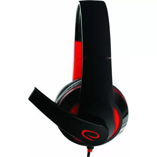 CONDOR wired headphones with microphone EGH300R red ESPERANZA