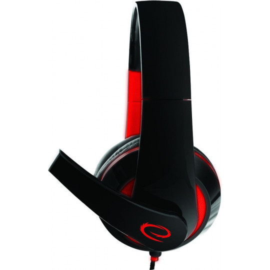 Słuchawki przewodowe z mikrofonem CONDOR EGH300R czerwone ESPERANZA