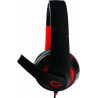CONDOR wired headphones with microphone EGH300R red ESPERANZA