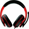 CONDOR wired headphones with microphone EGH300R red ESPERANZA