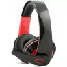 CONDOR wired headphones with microphone EGH300R red ESPERANZA