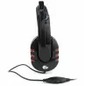 Słuchawki z mikr.nausz. GEMBIRD GHS-402 black/red