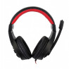 Słuchawki przewodowe z mikrofonem nauszne GHS-01 black red GEMBIRD