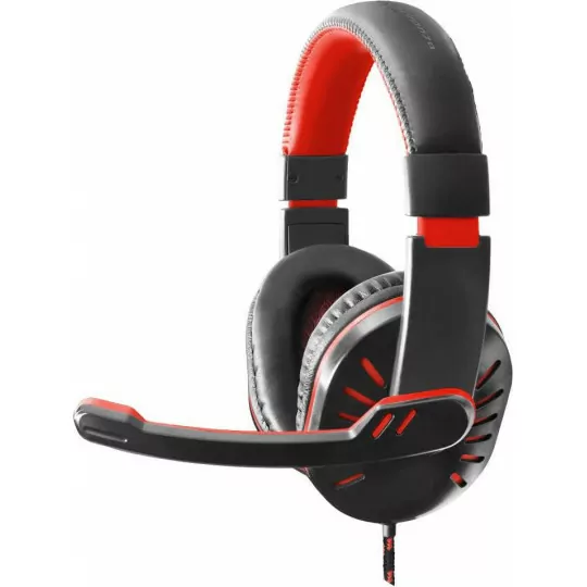 Wired headphones with microphone in-ear CROW EGH330R red ESPERANZA