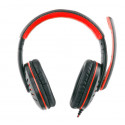 Słuchawki przewodowe z mikrofonem nauszne CROW EGH330R czerwone ESPERANZA