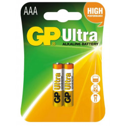 Bateria GP Ultra Alkaline AAA 1.5V LR03 2 sztuki GP24A GP