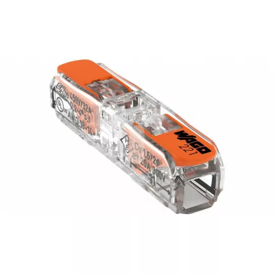 Szybkozłączka przelotowa 1 styk 221-2411 0,2-4 mm WAGO