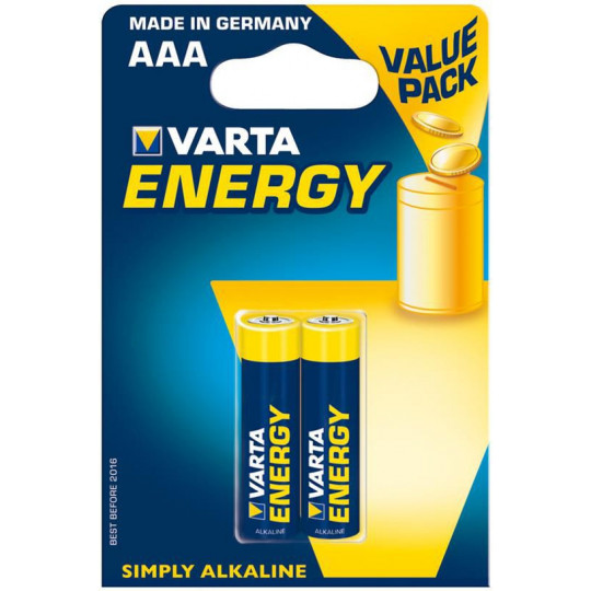 VARTA Energy battery alk. LR3 1.5V 4103 pack of 2 pieces VARTA