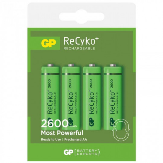 GP AA 2700 1.2V rechargeable batteries