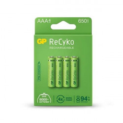 Akumulatorki GP ReCyko+ AAA 650mAh opakowanie 4 sztuki GP