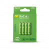 GP ReCyko+ AAA 650mAh rechargeable batteries pack of 4 pieces GP