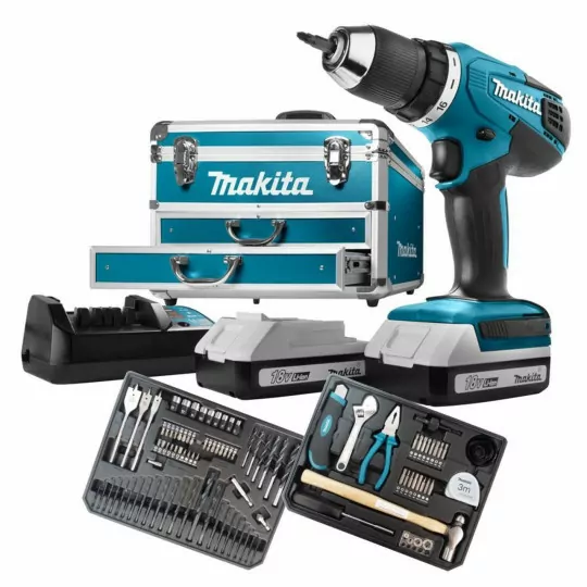 DF457DWE 2x1.3Ah 18V drill/driver + carrying case MAKITA