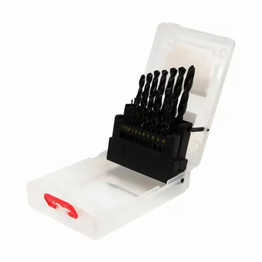 Wiertła do metalu HSS 1.0-10mm 19 sztuk YT-4462 YATO
