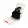 Wiertła do metalu HSS 1.0-10mm 19 sztuk YT-4462 YATO
