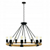 ROPE ARTHUR 8xE27 pendant ceiling lamp by IL MIO