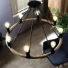 Lampa sufitowa wisząca ROPE ARTHUR 8xE27 koło IL MIO