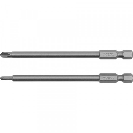 Long tri-wing bits set of 2 pieces YT-0493 YATO