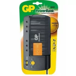 Ładowarka akumulatorowa GP PB320 AA/AAA/C/D/9V + test GP