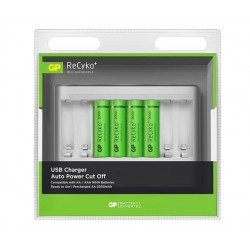 Ładowarka GP U811 AA/AAA +4x2100 akumulatorowa GP