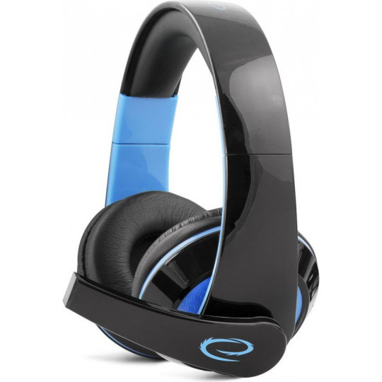 Headphones with microphone CONDOR EGH300B blue Esperanza
