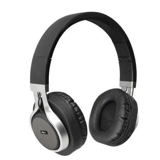 Wireless headphones with microphone AP-B04 black and silver ART
