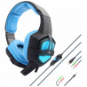 Gaming headphones with microphone ART FLASH backlit