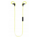 Słuchawki z mikrofonem AP-BX61-G limonkowe Sport ART