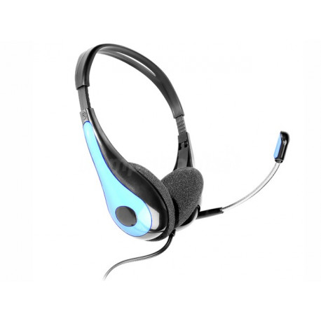 Słuchawki z mikrofonem Office Blue mini-jack TRACER