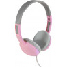 Słuchawki z mikrofonem różowe S1C ART
