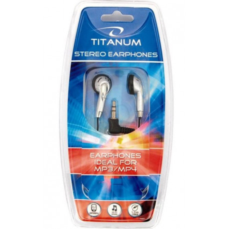 Słuchawki douszne stereo TH101 silver TITANIUM