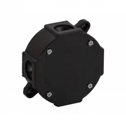 Puszka czarna nadtynkowa 79x79x37x IP41 075-05 Viplast
