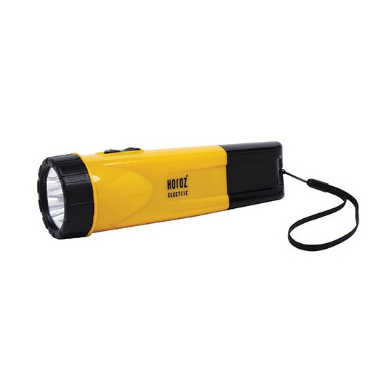 Horoz yellow LED rechargeable flashlight