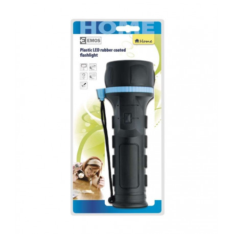 Latarka gumowa LEDx3 2xD P3862 Emos