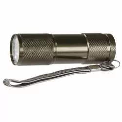 Latarka metalowa LED tytan...