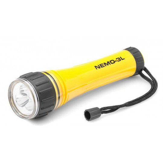 Falcon Eye yellow LED battery flashlight
