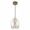 TARENT Gold metal E27 IL MIO pendant lamp 316356 POLUX