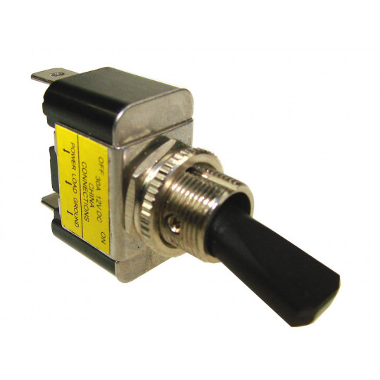 Car switch ASW-07D-2 12V/30A on/off yellow BOWI