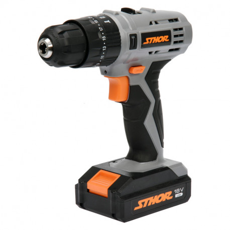 Wiertarko-wkrętarka udarowa 18V 1,3Ah 78974 STHOR