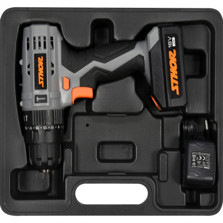 Wiertarko-wkrętarka udarowa 18V 1,3Ah 78974 STHOR