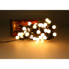 Christmas lights ball chain 50 LED warm color