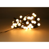 Christmas lights ball chain 50 LED warm color