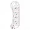 Residential extension cable 1.5m with ground 4-GN 3x1 white P0411 Emos