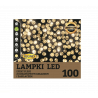 Lampki choinkowe 100 LED ciepłe + flash 9,9m 13-138 zewnętrzne Bulinex