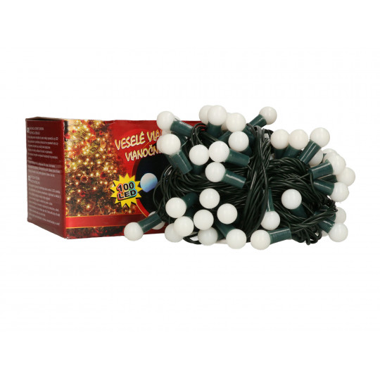 Christmas lights chain balls 100 LED cold color CL-071W