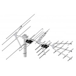 Antena zewnętrzna DVBT/T2 ze wzmacniaczem LNA-101 H/V 28/5-12 DIPOL