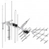 Antena zewnętrzna DVBT/T2 ze wzmacniaczem LNA-101 H/V 28/5-12  DIPOL