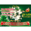 Lampki oświetlenie choinkowe perełki 100 LED LTK-100/P ciepłe zewnętrzne OKEJ LUX